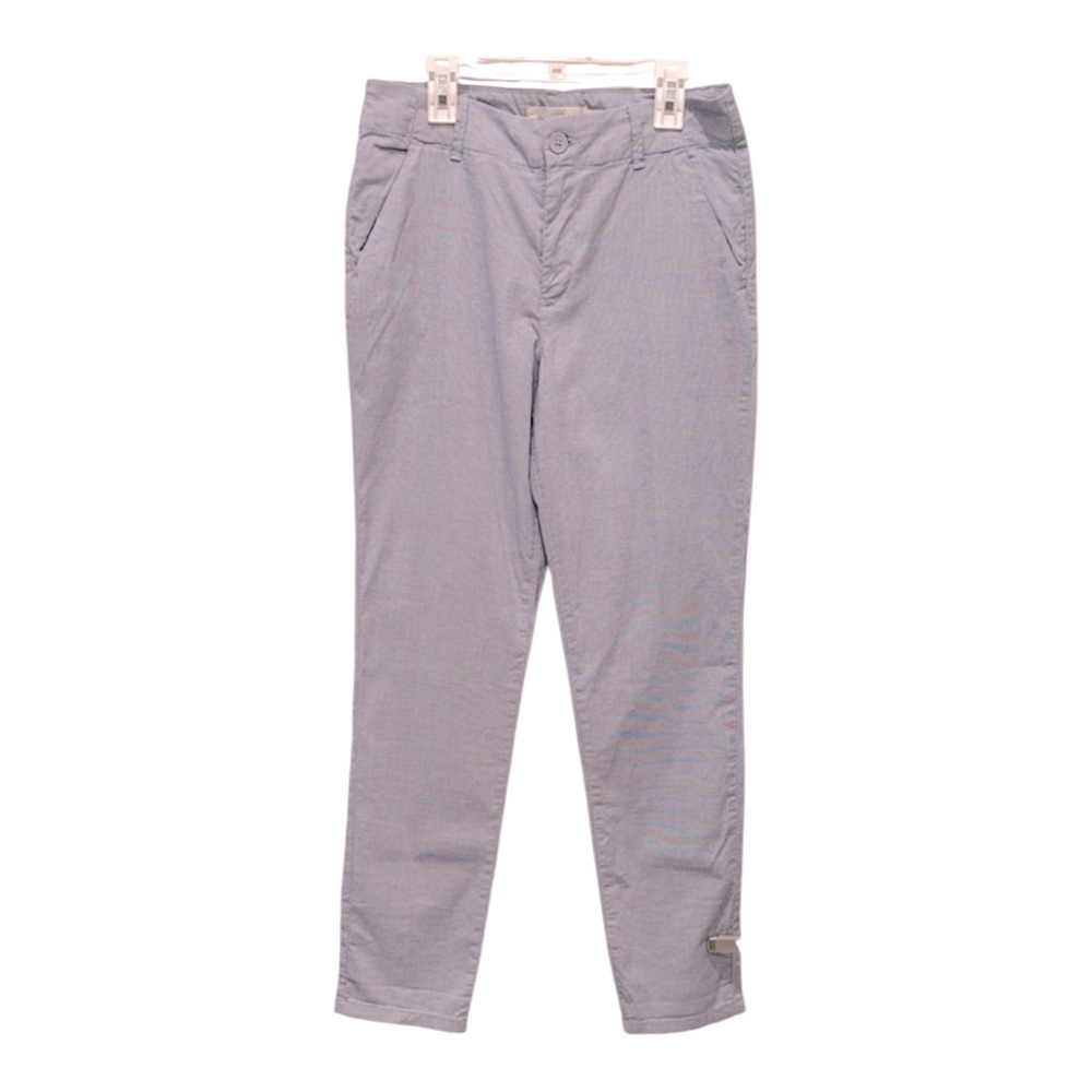 H&M Blue Chinos Straight Leg Cotton Blend Women’s size 4